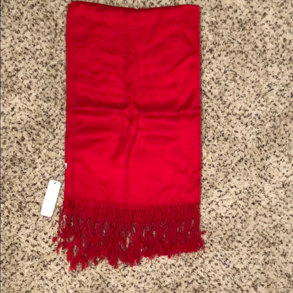 BRAND NEW red scarf